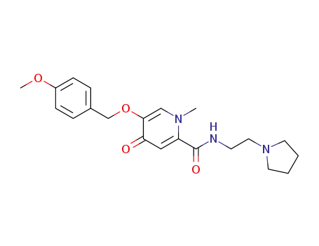 5-((4-methoxybenzyl)oxy)-1-methyl-4-oxo-N-(2-(pyrrolidin-1-yl)ethyl)-1,4-dihydropyridin-2-carboxamide