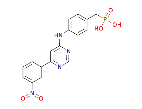 (4-{[6-(3-nitrophenyl)pyrimidin-4-yl]amino}benzyl)phosphonic acid