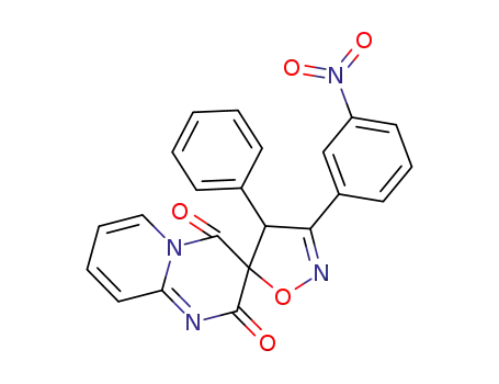 3-(3-nitrophenyl)-4-phenyl-4H-spiro[isoxazole-5,3'-pyrido[1,2-a]pyrimidine]-2',4'-dione