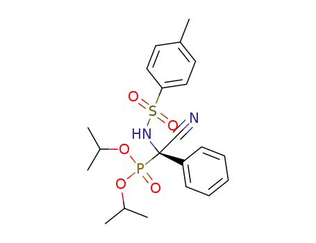 (S)-diisopropyl (cyano(4-methylphenylsulfonamido)(phenyl)methyl)phosphonate