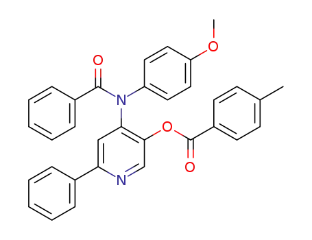 4-(N-(4-methoxyphenyl)benzamido)-6-phenylpyridin-3-yl 4-methylbenzoate