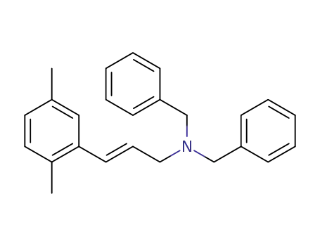 (E)-N,N-dibenzyl-3-(2,5-dimethylphenyl)prop-2-en-1-amine