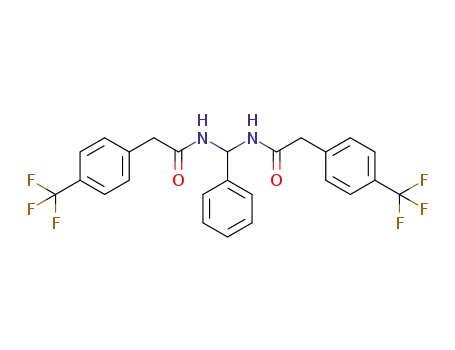 N,N'-(phenylmethylene)bis(2-(4-(trifluoromethyl)phenyl)acetamide)