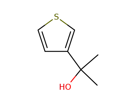 Molecular Structure of 113546-05-7 (2-(Thiophen-3-yl)propan-2-ol)