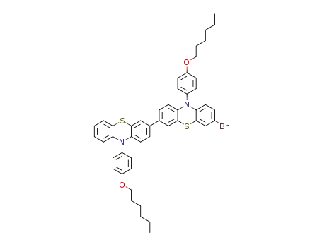 3-(3-bromo-10-(4-(hexyloxy)phenyl)-10H-phenothiazin-7-yl)-10-(4-(hexyloxy)phenyl)-10H-phenothiazine