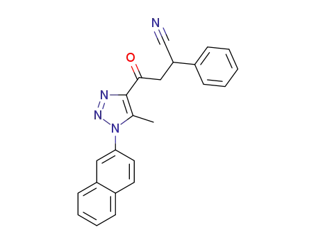 4-[5-methyl-1-(naphthalen-2-yl)-1H-1,2,3-triazol-4-yl]-4-oxo-2-phenylbutyronitrile