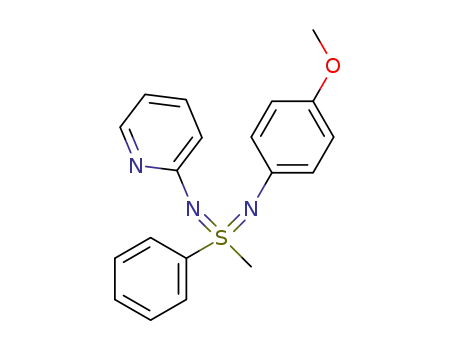 N-(2-pyridinyl)-N'-(4-methoxyphenyl)-S-phenyl-S-methyl sulfondiimine