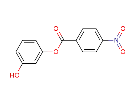 Molecular Structure of 89683-24-9 (1,3-Benzenediol, mono(4-nitrobenzoate))
