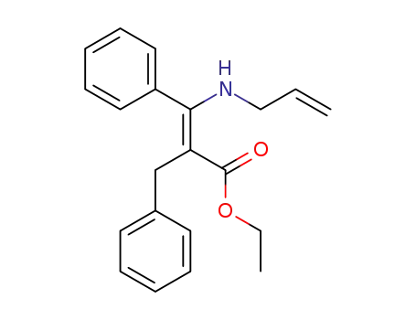Molecular Structure of 1599461-74-1 ((Z)-ethyl 3-(allylamino)-2-benzyl-3-phenylacrylate)