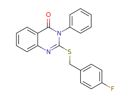 2-[(4-FLUOROBENZYL)SULFANYL]-3-PHENYL-4(3H)-QUINAZOLINONE