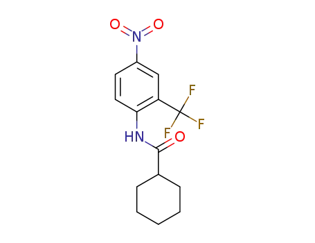Molecular Structure of 1426575-31-6 (N-(4-nitro-2-(trifluoromethyl)phenyl)cyclohexanecarboxamide)