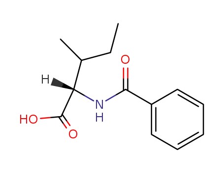 Molecular Structure of 36578-01-5 (N-Benzoyl-Isoleucine)
