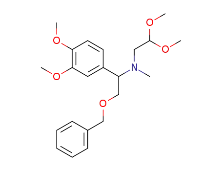 O-benzyl-N-(2,2-dimethoxyethyl)-N-methyl-2-(3,4-dimethoxyphenyl)glycinol