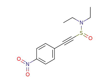 N,N-diethyl-2-(4-nitrophenyl)ethynesulfinamide