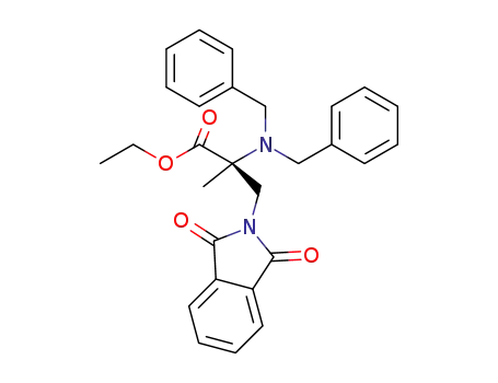 (S)-ethyl 2-(dibenzylamino)-2-[(1,3-dioxoisoindolin-2-yl)methyl]propanoate
