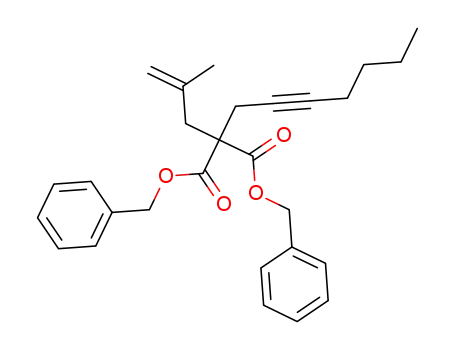 2-hept-2-ynyl-2-(2-methylallyl)malonic acid dibenzyl ester