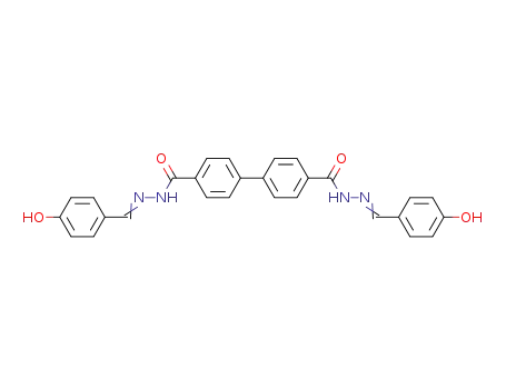 N,N'-bis[4-hydroxybenzylidene]biphenyl-4,4'-dicarbohydrazide