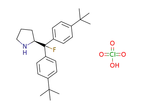 (S)-2-(bis(4-(tert-butyl)phenyl)fluoromethyl)pyrrolidinium perchlorate