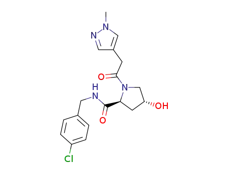 C<sub>18</sub>H<sub>21</sub>ClN<sub>4</sub>O<sub>3</sub>