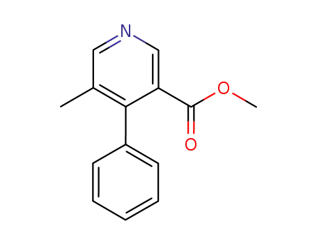 Molecular Structure of 149467-73-2 (methyl 4-phenyl-5-methylnicotinate)