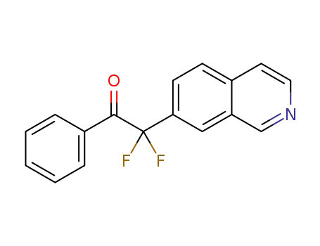 2,2-difluoro-2-(isoquinolin-7-yl)-1-phenylethanone