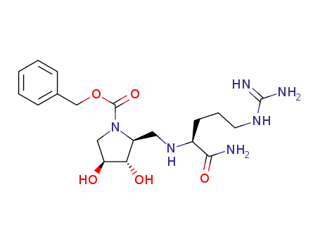 (2S,3S,4S)-N-benzyloxycarbonyl-2-(((S)-arginineamidyl)methyl)-3,4-dihydroxypyrrolidine