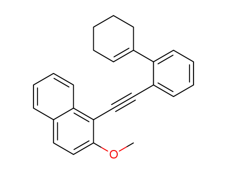 1-((2-cyclohexenylphenyl)ethynyl)-2-methoxynaphthalene