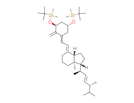 ((1R,3R,E)-5-((E)-2-((1R,3aS,7aR)-1-((2R,5R,E)-5,6-diMethylhept-3-en-2-yl)-7a-Methyldihydro-1H-inden-4(2H,5H,6H,7H,7aH)-ylidene)ethylidene)-4-Methylenecyclohexane-1,3-diyl)bis(oxy)bis(tert-butyldiMethylsilane)