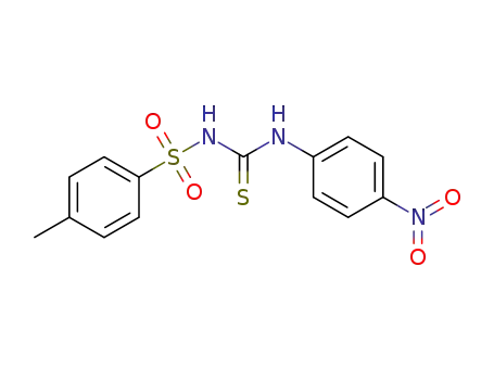 4-methyl-N-(4-nitrophenylcarbamothioyl)benzenesulfonamide