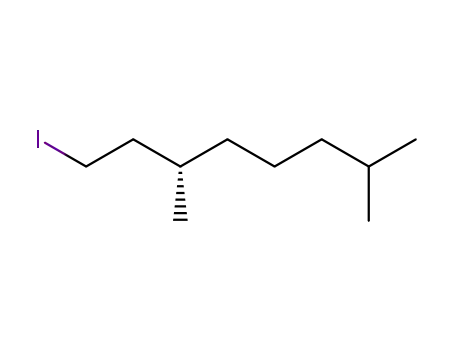 Molecular Structure of 112571-88-7 (Octane, 1-iodo-3,7-dimethyl-, (S)-)