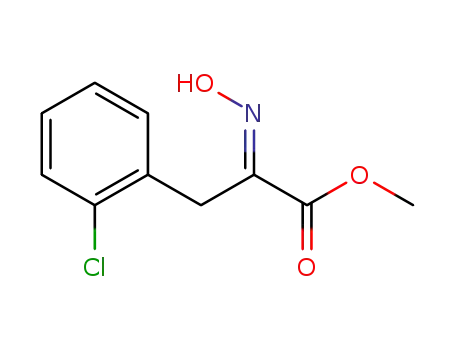 (E)-methyl 3-(2-chlorophenyl)-2-(hydroxyimino)propanoate