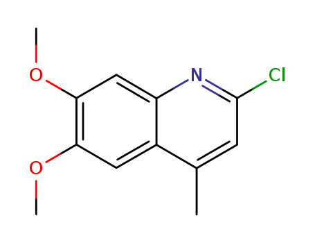 Molecular Structure of 697793-63-8 (2-CHLORO-6,7-DIMETHOXY-4-METHYLQUINOLINE)
