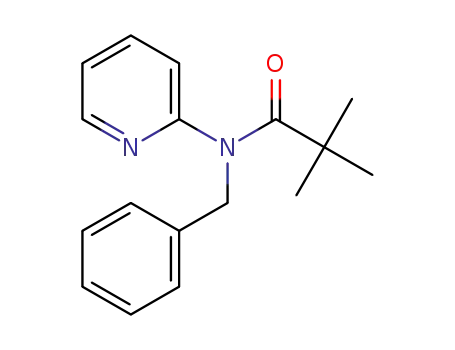 Molecular Structure of 521300-02-7 (N-benzyl-N-(pyridin-2-yl)pivalamide)