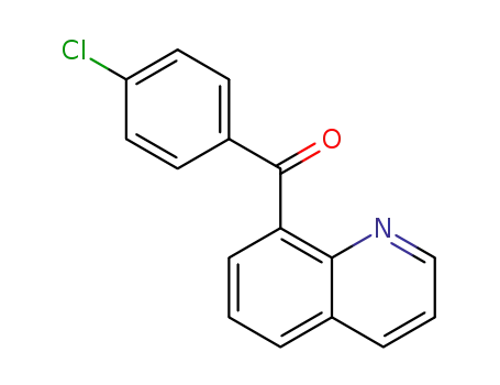 (4-chlorophenyl)(quinolin-8-yl)methanone