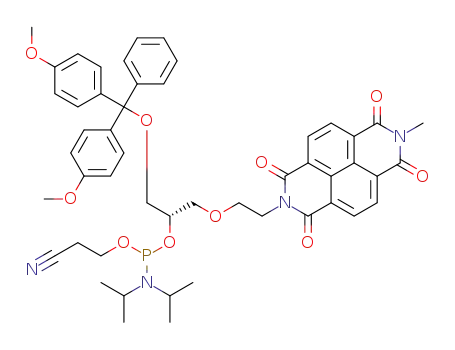 (S)-1-(bis(4-methoxyphenyl)(phenyl)methoxy)-3-(2-(7-methyl-1,3,6,8-tetraoxo-7,8-dihydrobenzo[lmn][3,8]phenanthrolin-2(1H,3H,6H)-yl)ethoxy)propan-2-yl (2-cyanoethyl) N,N-diisopropylphosphoramidite