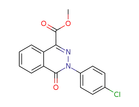 METHYL 3-(4-CHLOROPHENYL)-4-OXO-3,4-DIHYDRO-1-PHTHALAZINECARBOXYLATE