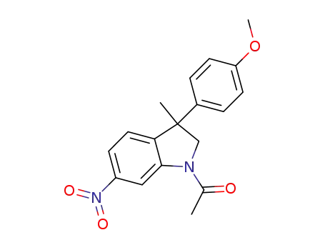 N-acetyl-3-(4-methoxyphenyl)-3-methyl-6-nitroindoline