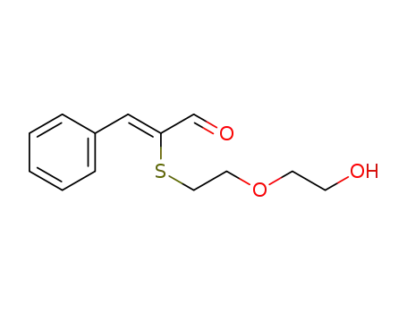 (Z)-2-((2-(2-hydroxyethoxy)ethyl)thio)-3-phenylacrylaldehyde
