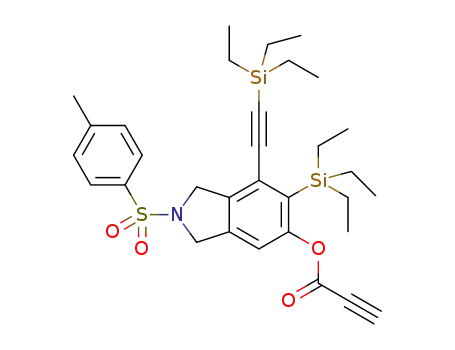 C<sub>32</sub>H<sub>43</sub>NO<sub>4</sub>SSi<sub>2</sub>