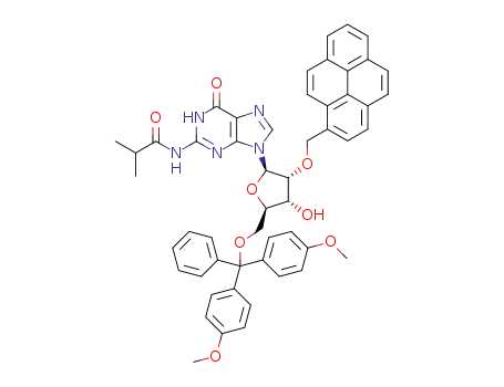 5′-O-(4,4′-dimethoxytrityl)-2-N-isobutyryl-2′-O-(pyren-1-yl)-methylguanosine