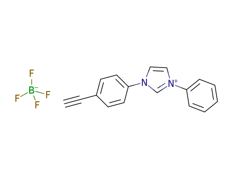 1-(4-ethynylphenyl)-3-phenyl-1H-imidazol-3-ium tetrafluoroborate