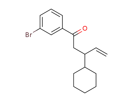 1-(3-bromophenyl)-3-cyclohexylpent-4-en-1-one