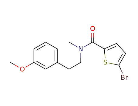 5-bromo-N-(3-methoxyphenethyl)-N-methylthiophene-2-carboxamide