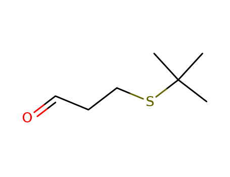 Propanal,3-[(1,1-dimethylethyl)thio]- cas  77275-25-3