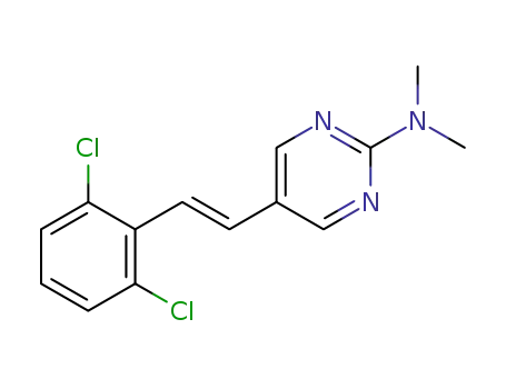(E)-5-(2,6-dichlorostyryl)-2-(N,N-dimethylamino)-pyrimidine