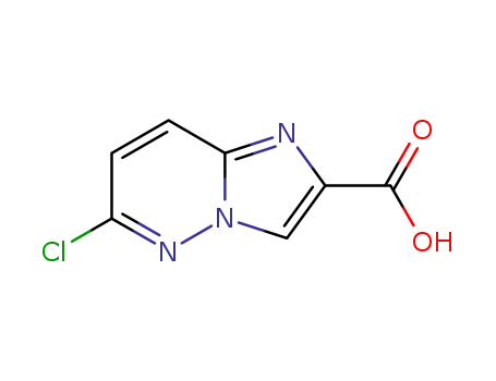 Molecular Structure of 14714-24-0 (6-CHLOROIMIDAZO[1,2-B]PYRIDAZINE-2-CARBOXYLIC ACID)