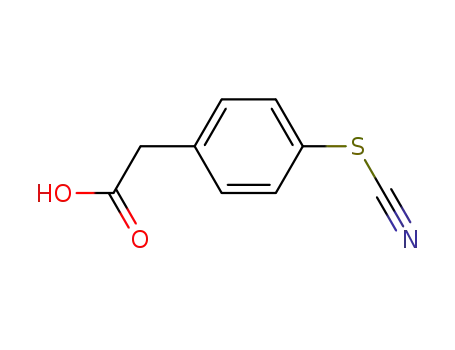 2-(4-thiocyanatophenyl)acetic acid