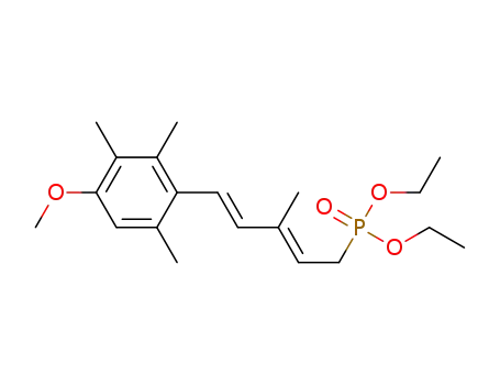 diethyl ((2E,4E)-5-(4-methoxy-2,3,6-trimethylphenyl)-3-methylpenta-2,4-dien-1-yl)phosphonate