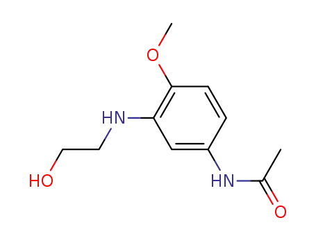 Acetamide, N-(3-((2-hydroxyethyl)amino)-4-methoxyphenyl)-
