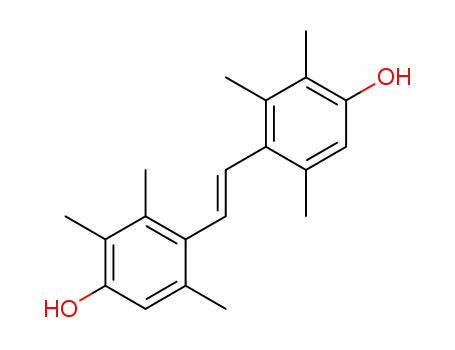 2,3,6,2’,3’,6’-hexamethyl-4,4’-dihydroxy-trans-stilbene
